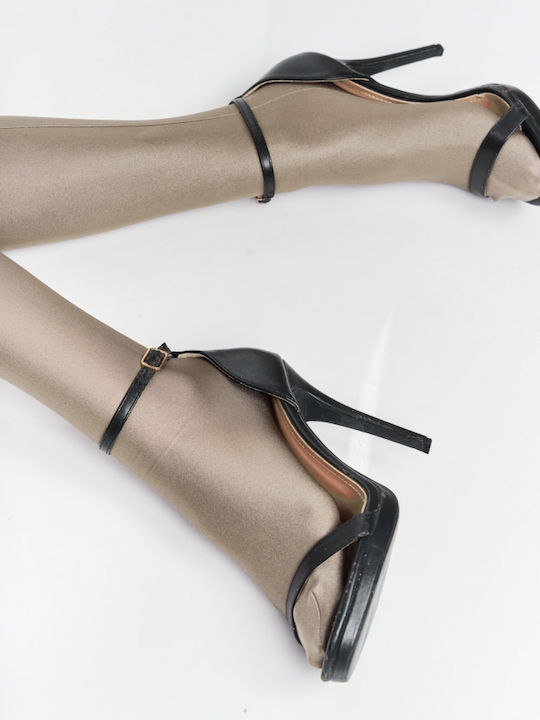 Frauen Leggings Καφέ