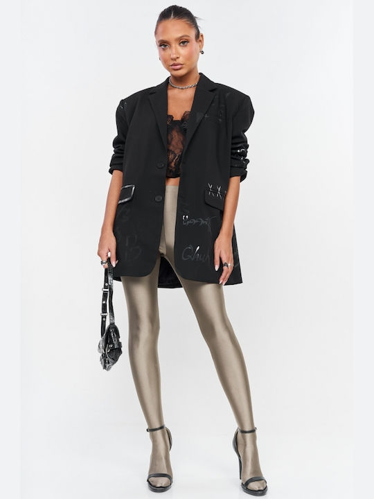 Frauen Leggings Καφέ
