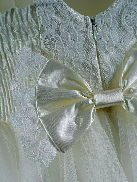 Online White Baptism Dress with Lace