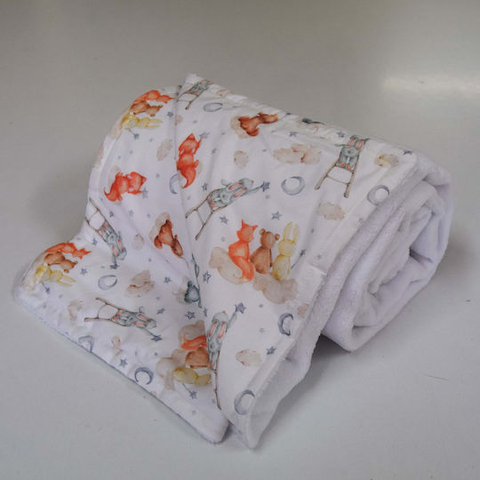 Decocraft Babydecken Kissen Tiere 150x120cm