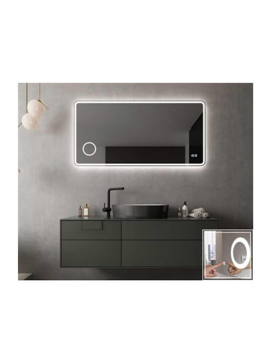 Luminor Bathroom Mirror Led with Bluetooth 100x80cm