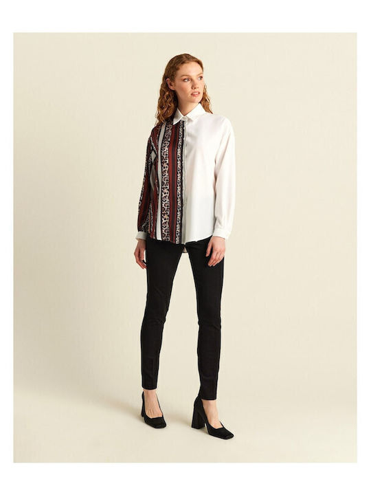 Langärmelig Damen Satin,σατεν Hemd ''''''