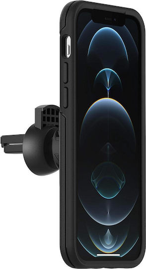 Otterbox Βάση Κινητού Αυτοκινήτου με Θήκη και Ασύρματη Φόρτιση Μαύρη