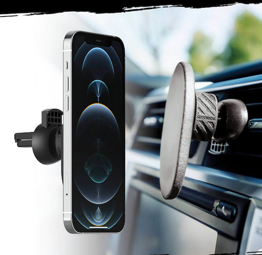 Otterbox Βάση Κινητού Αυτοκινήτου με Θήκη και Ασύρματη Φόρτιση Μαύρη