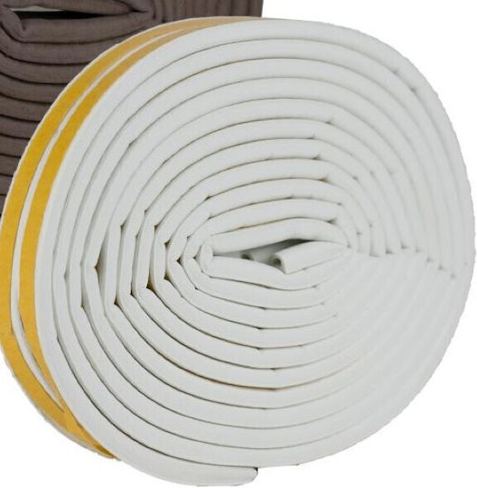 Viosarp Selbstklebendes Band Zugluftstopper Tür in Weiß Farbe 0.55cm