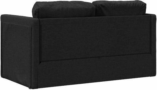 Canapea Cu Două Locuri Pat Negru 112x60x55cm