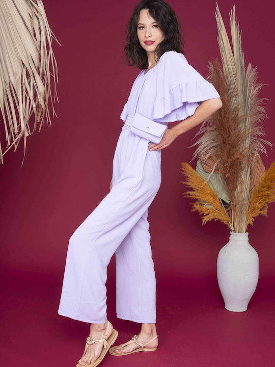 E-shopping Avenue Frauen Overall PURPLE