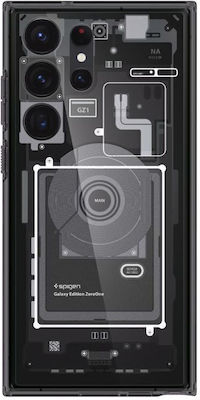 Spigen Ultra Hybrid Zero Back Cover Σιλικόνης Μαύρο (Galaxy S22 Ultra 5G)