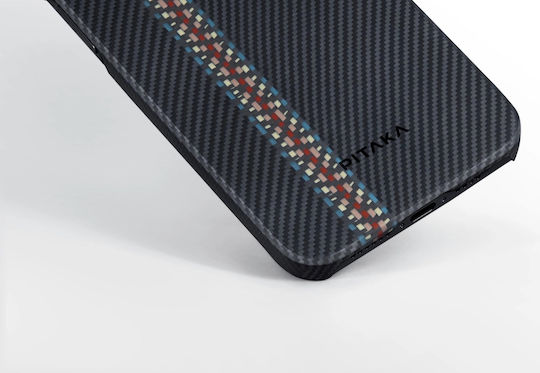 Pitaka Fusion Weaving Magez Back Cover Aramid Fiber 0.95mm Πολύχρωμο (iPhone 15 Plus)