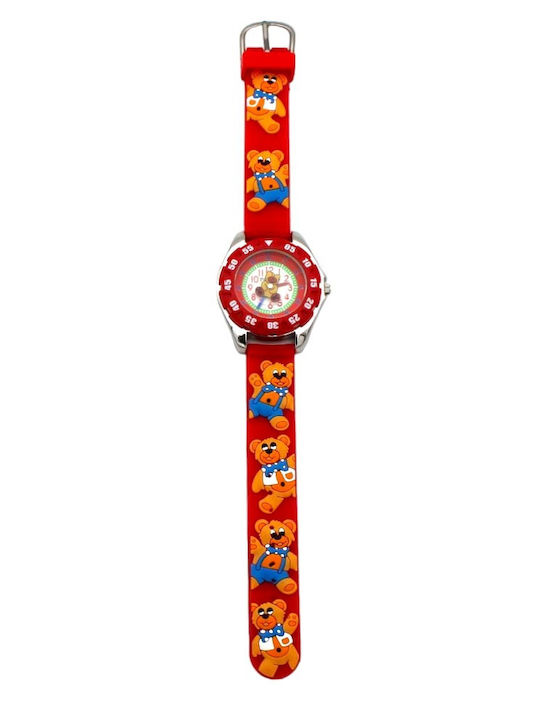 Kinderuhr 30mm Rote Kinderuhr 30mm Rote