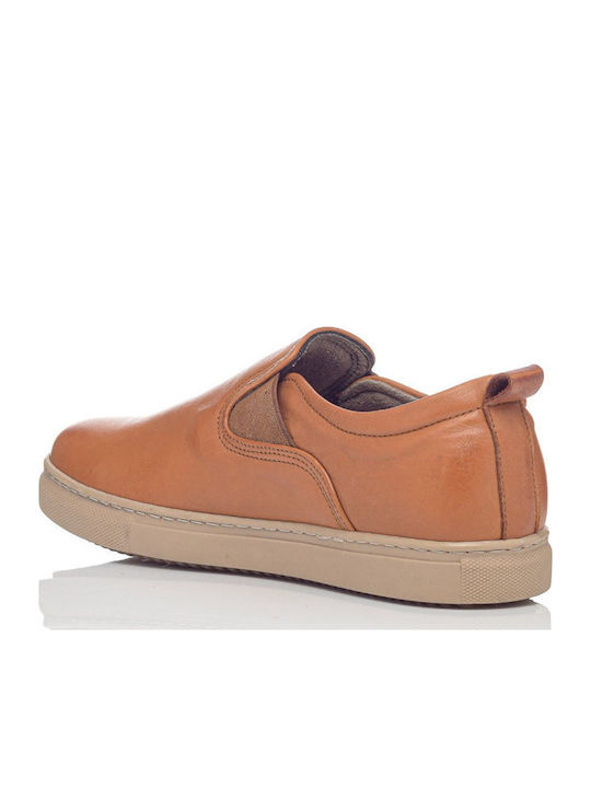 Ανατομικά Γυναικεία Slip-On Δερμάτινα Ταμπά