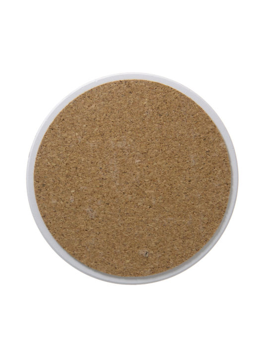 Viosarp Round Coaster Ceramic with Stand Multicolour 10cm 1pcs
