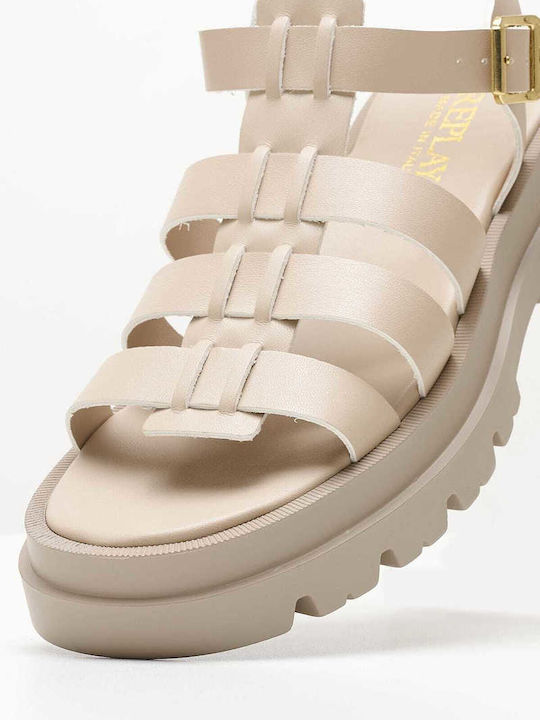 Replay Women's Sandals Beige