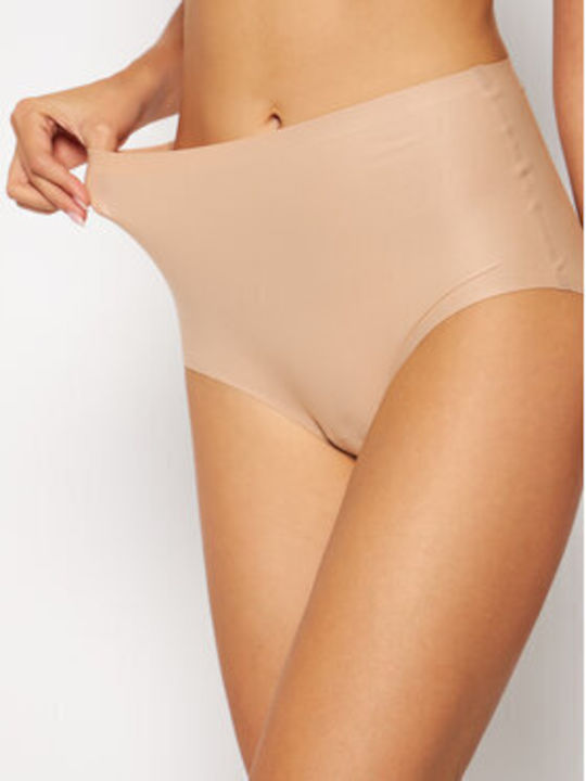 Chantelle Висока талия Дамско Slip Beige