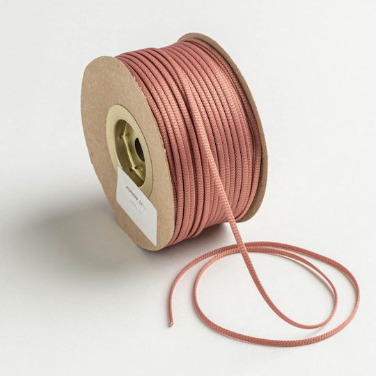 Kyriacou Șiret Satin Roz 2mm x 100m