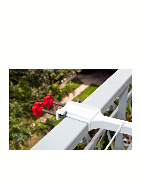 Aplostrak Hera Metallic Wall Mounted Balcony Railings with Hanging Length 11m