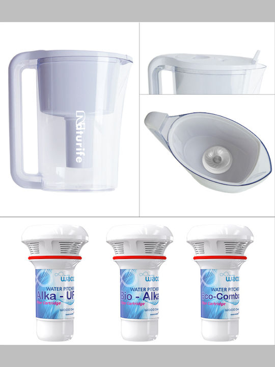Hyundai Water Filter Replacement for Pitcher made of Activated Carbon Eco Combo