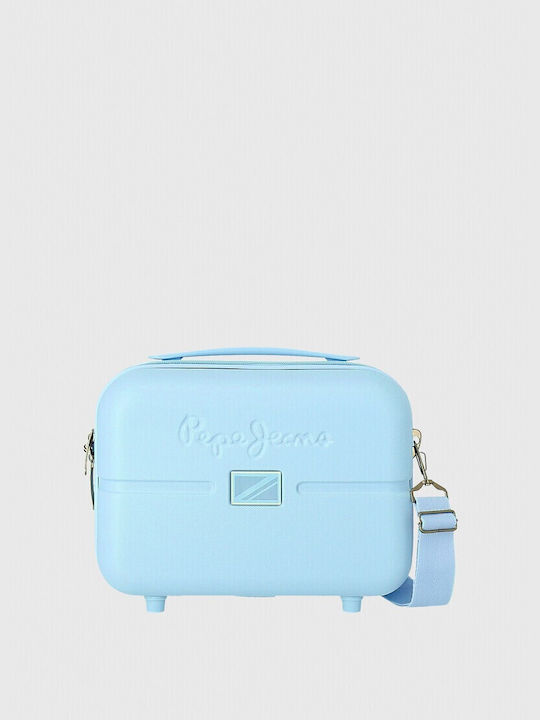 Pepe Jeans Toiletry Bag in Light Blue color 29cm