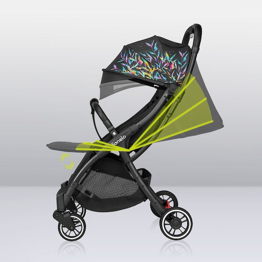 Lionelo Julie One Baby Stroller Suitable for Newborn Black Gold 6.65kg