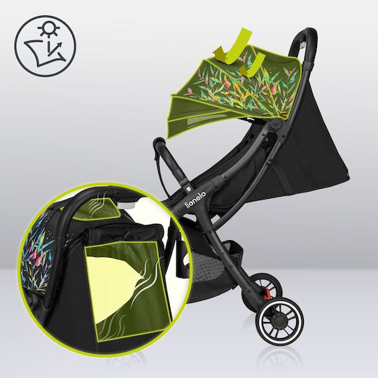 Lionelo Julie One Baby Stroller Suitable for Newborn Black Gold 6.65kg