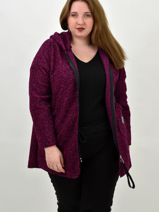 Potre Women's Cardigan Magenta