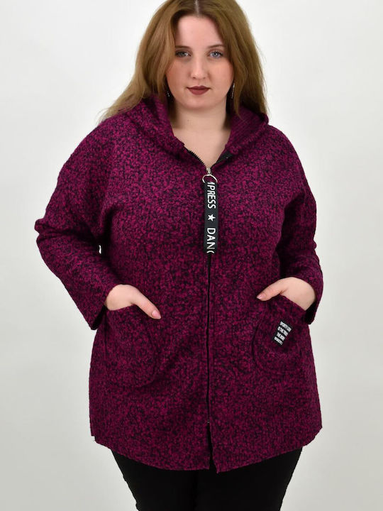 Damen Jacke Magenta
