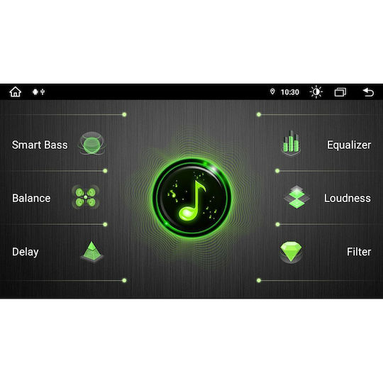 Bizzar Car Audio System for Fiat Fullback Mitsubishi L200 2015-2019 with A/C (Bluetooth/USB/WiFi/GPS/Apple-Carplay/Android-Auto) with Touch Screen 9"
