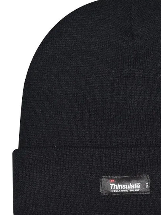 Beanie Unisex Beanie Knitted in Black color