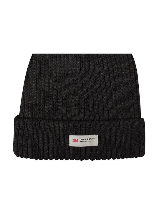 Stamion Beanie Unisex Beanie Knitted in Gray color