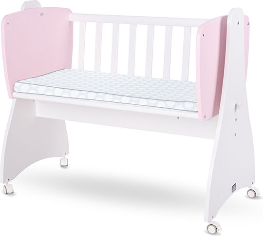 Lorelli Λίκνο First Dreams με Ρόδες White/Orchid Pink