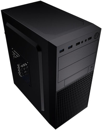 Gembird Fornax K300 Midi-Turm Computergehäuse Schwarz