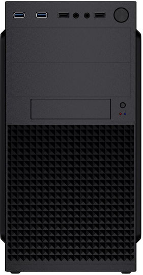Gembird Fornax K300 Midi-Turm Computergehäuse Schwarz