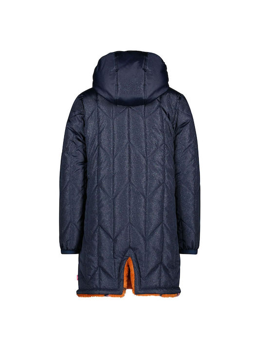 B.Nosy Kinderjacke Beidseitig mit Futter & Kapuze Μπλε