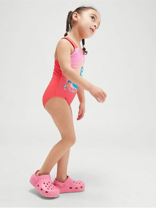 Speedo Kids Swimwear One-Piece Baby Digital Printed Pink