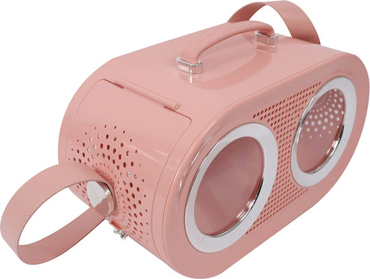 M-Pets Κλουβί Μεταφοράς Σκύλου Ροζ 50x23.5x31cm