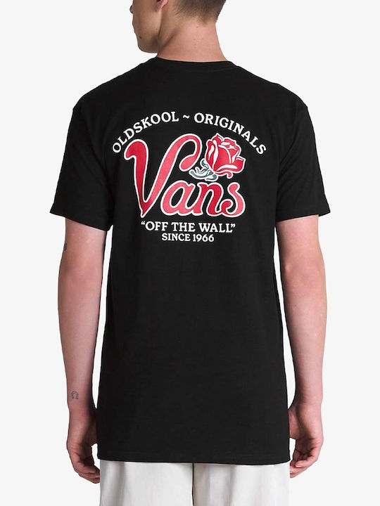 Vans Tricou pentru bărbați cu mâneci scurte Black