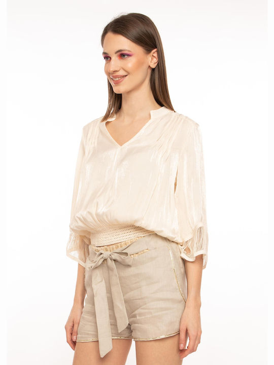E-shopping Avenue Women's Blouse Long Sleeve White