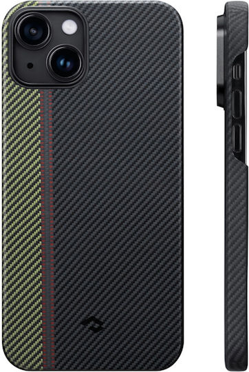 Pitaka Fusion Weaving Magez Back Cover Aramid Fiber 0.95mm Multicolour (iPhone 15)