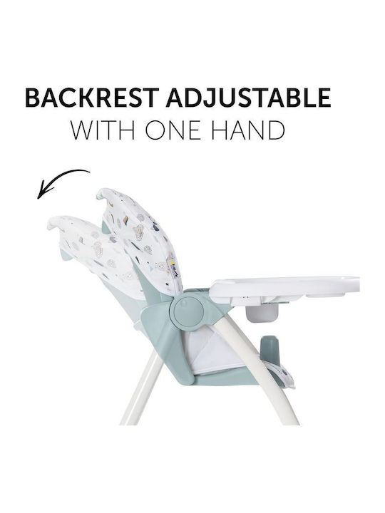 Hauck Sit N Fold Foldable Baby Highchair with Adjustable Height White
