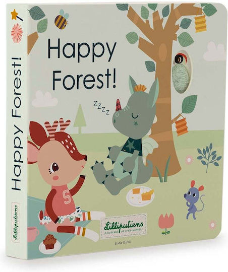 Lilliputiens Activity Book Touch Book with Sounds for 12++ Months