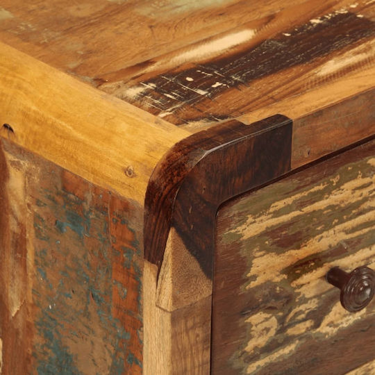 Wooden Storage Cabinet with 3 Drawers L55xW30xH70cm