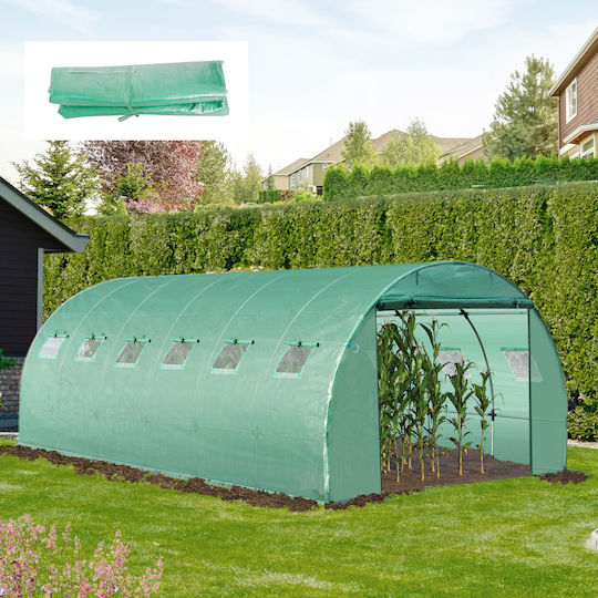 Outsunny 845-382GN Κάλυμμα Θερμοκηπίου 6x3x2m