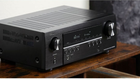 Denon AVR-S670H Home Cinema Amplifier 4K/8K 5.2 Channels with HDR and Dolby Atmos Black