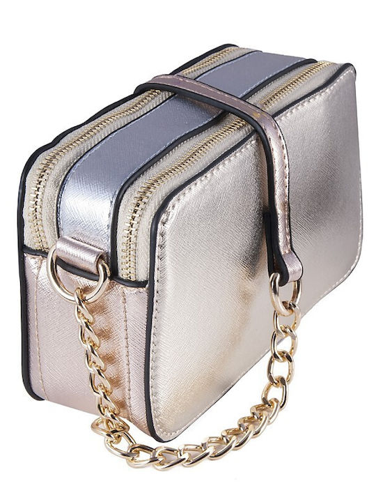 V-store Women's Bag Shoulder Gold