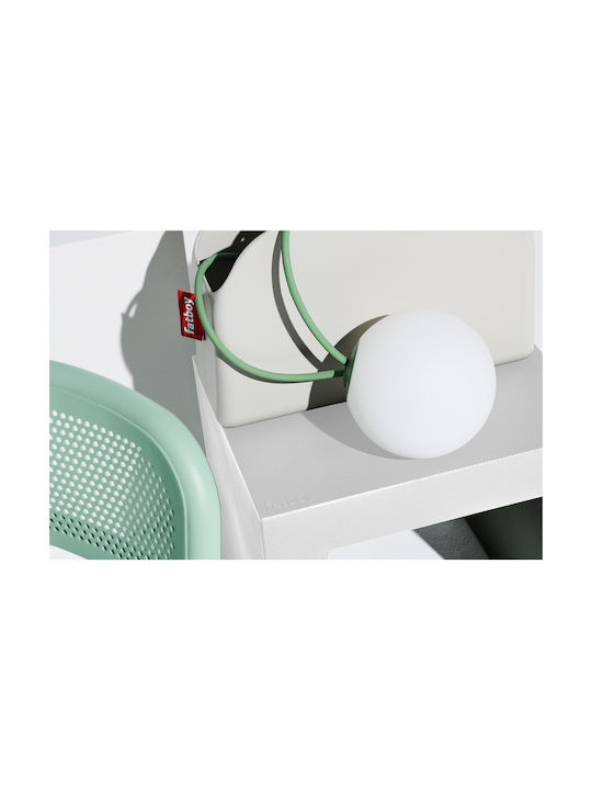 Stool For Living Room made of Polypropylene Concrete White 40x50x43cm