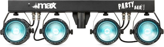 Max Audio Φωτορυθμικό LED PAR DMX PartyBar11 RGB