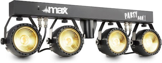 Max Audio Φωτορυθμικό LED PAR DMX PartyBar11 RGB