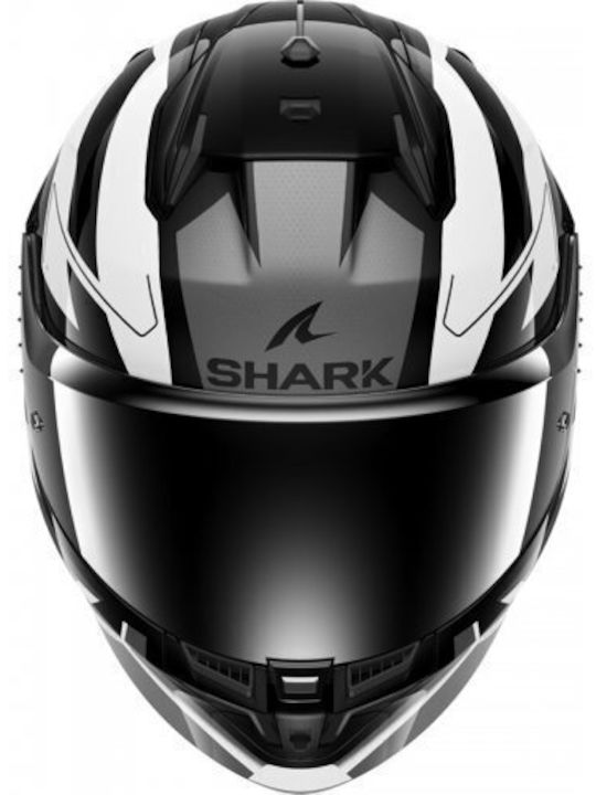 Shark D-skwal 3 Sizler Black / White / Anthracite Κράνος Μηχανής Full Face ECE 22.06 1540gr με Pinlock και Sunvisor