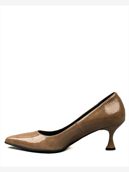 Zakro Collection Leather Brown Heels