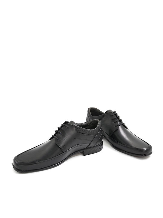 Leder Herren Freizeitschuhe Schwarz